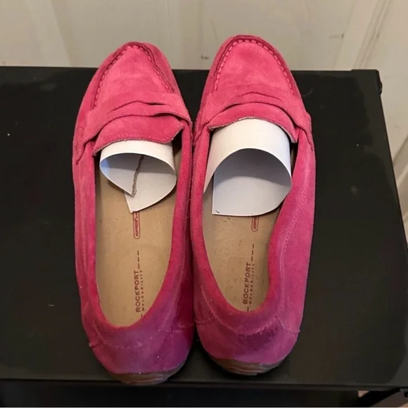 Rockport by Adidas Pink Suede Loafers - Picture 3 of 5
